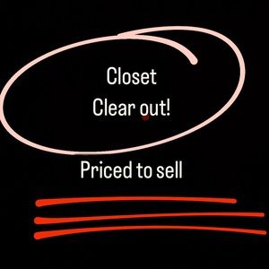 Closet clear out! Making room for new listings!